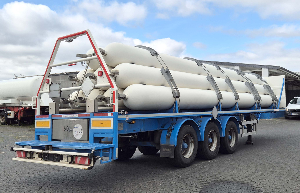 MAFA Gas tank tube semi-trailer used for compressed helium, hydrogen, Wasserstoff,  methane, CNG - Tank semi-trailer: picture 3 MAFA Gas tank tube semi-trailer used for compressed helium, hydrogen, Wasserstoff,  methane, CNG - Tank semi-trailer: picture 3