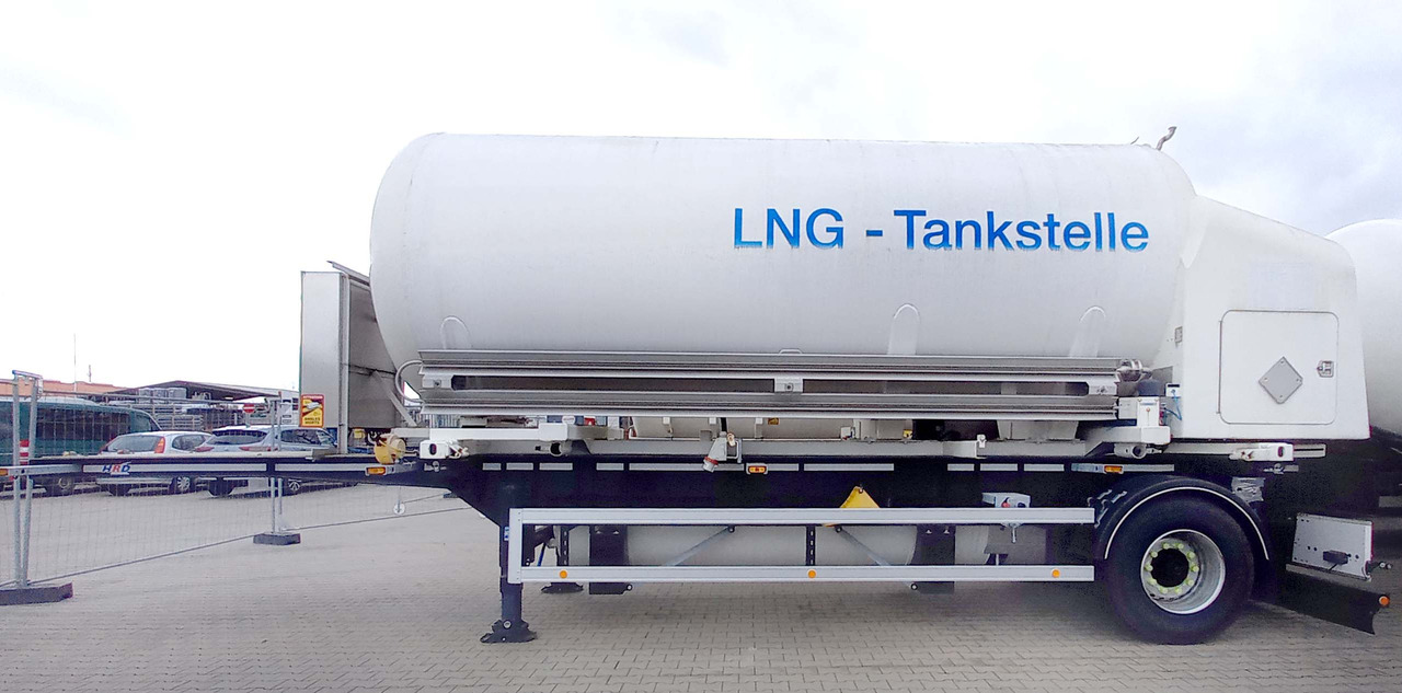 Schwingenschlögel LNG tank filling station Methan Gas Cryogenic tank gas tank - Tank semi-trailer: picture 2 Schwingenschlögel LNG tank filling station Methan Gas Cryogenic tank gas tank - Tank semi-trailer: picture 2