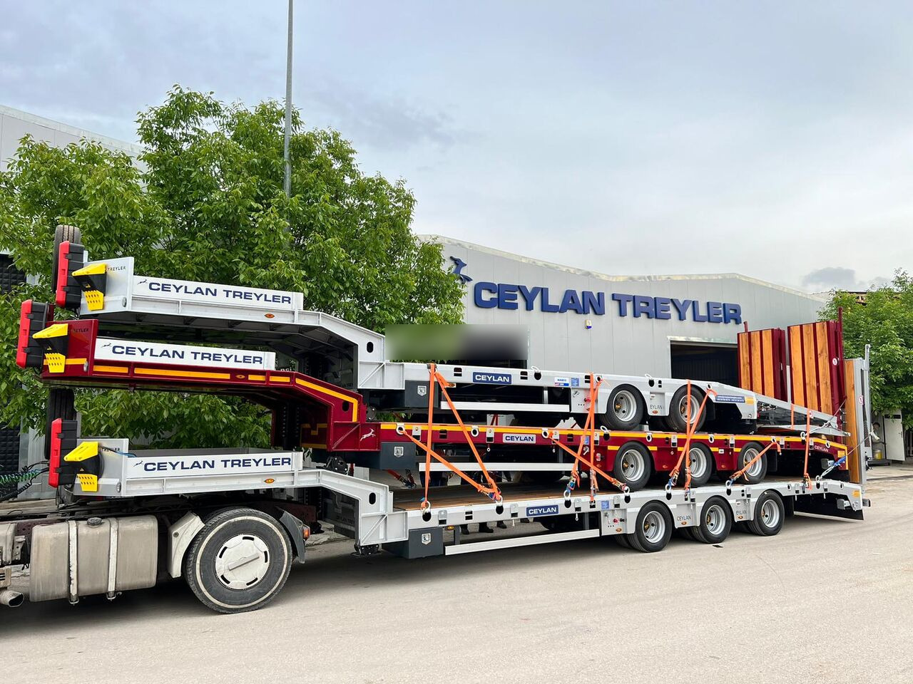 New Low loader semi-trailer CEYLAN 2 AXLES STANDART & EXTENDABLE LOWBED: picture 15