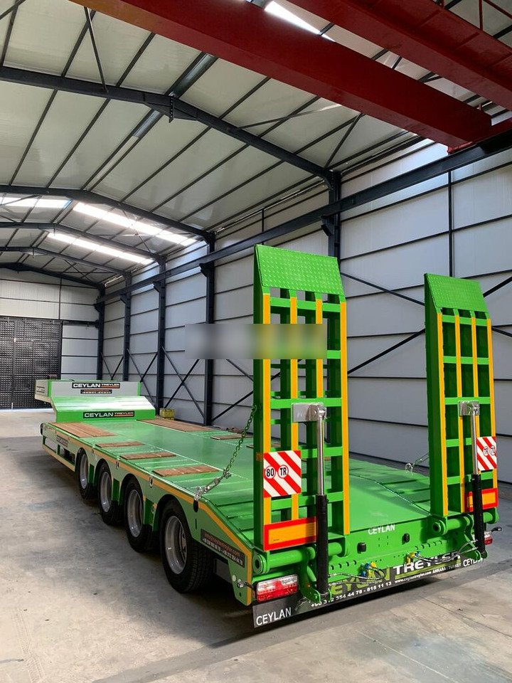 New Low loader semi-trailer CEYLAN 4 AXLES STANDART & EXTENDABLE LOWBED: picture 25