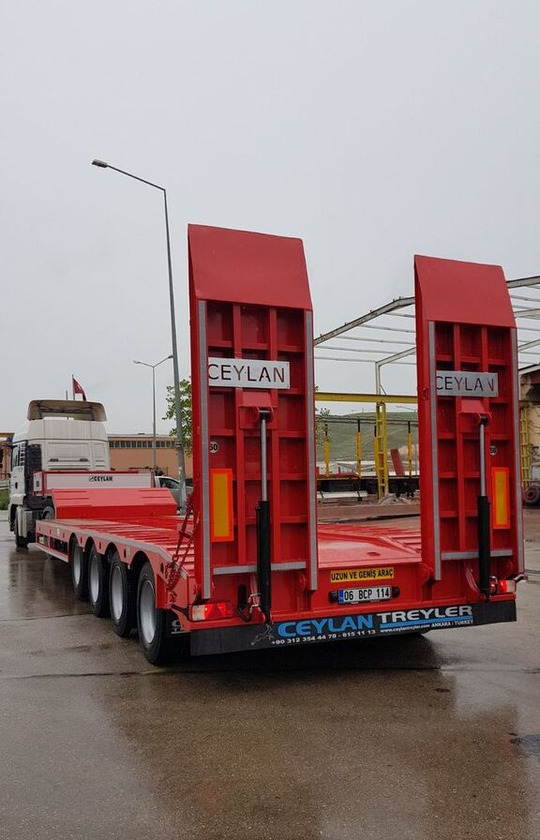 New Low loader semi-trailer CEYLAN 4 AXLES STANDART & EXTENDABLE LOWBED: picture 16