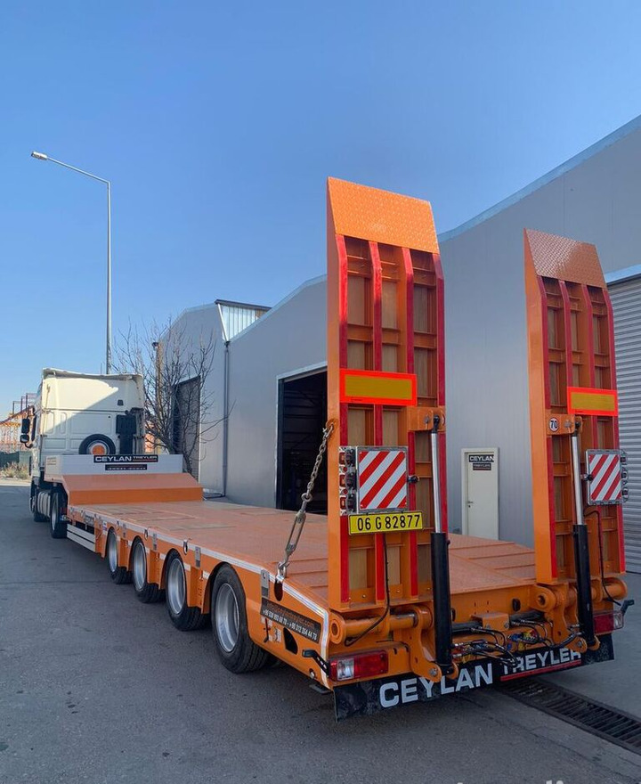 New Low loader semi-trailer CEYLAN 4 AXLES STANDART & EXTENDABLE LOWBED: picture 18