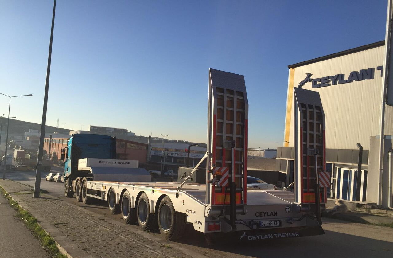 New Low loader semi-trailer CEYLAN 4 AXLES STANDART & EXTENDABLE LOWBED: picture 21