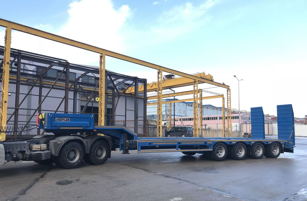 New Low loader semi-trailer CEYLAN 4 AXLES STANDART & EXTENDABLE LOWBED: picture 12