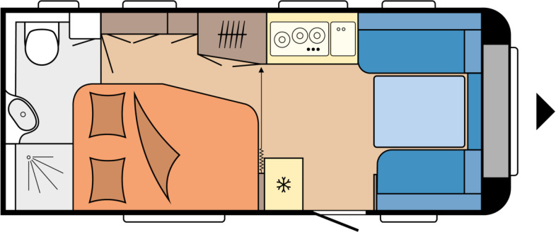 DE LUXE 495 WFB - Caravan: picture 1 DE LUXE 495 WFB - Caravan: picture 1