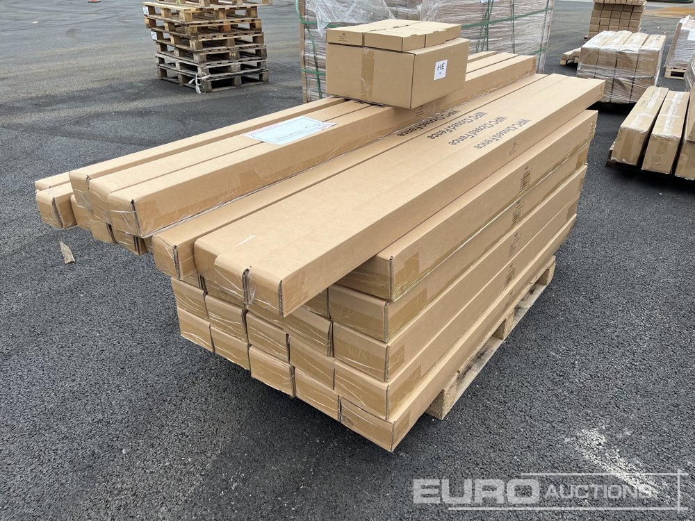 Construction equipment 1.8m Wide Anthracite Grey Composite Fence Panels (25 of), 2.45m Black Aluminium Posts (26 of), Complete With Assembly Kit: picture 6