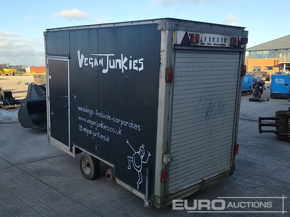 1 Ton Box Twin Axle Trailer, Side Door, Roller Door - Plant trailer: picture 3 1 Ton Box Twin Axle Trailer, Side Door, Roller Door - Plant trailer: picture 3