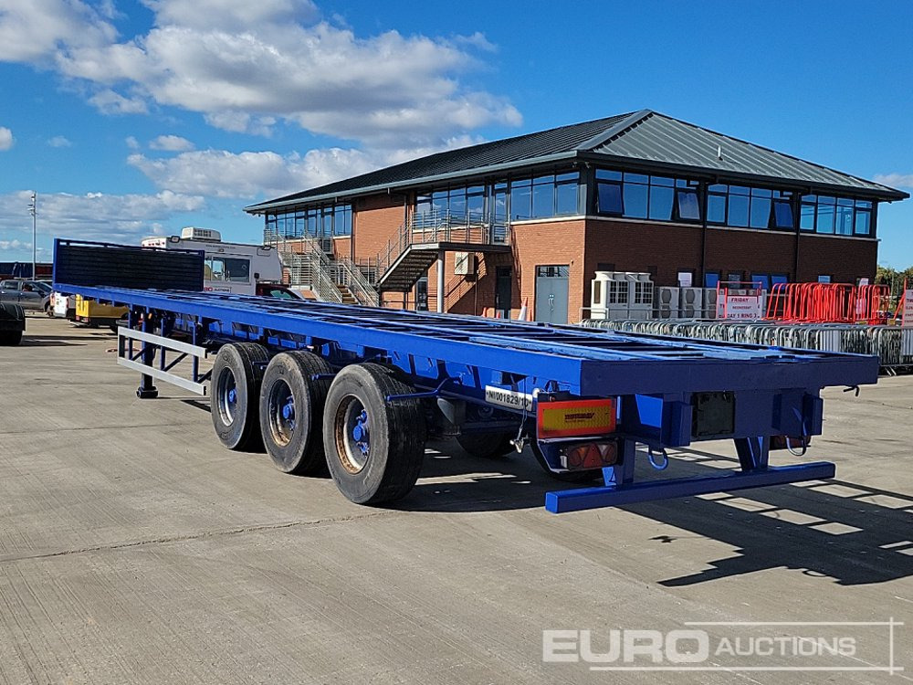 2010 SDC Tri Axle Flat Bed Trailer - Dropside/ Flatbed semi-trailer: picture 3 2010 SDC Tri Axle Flat Bed Trailer - Dropside/ Flatbed semi-trailer: picture 3