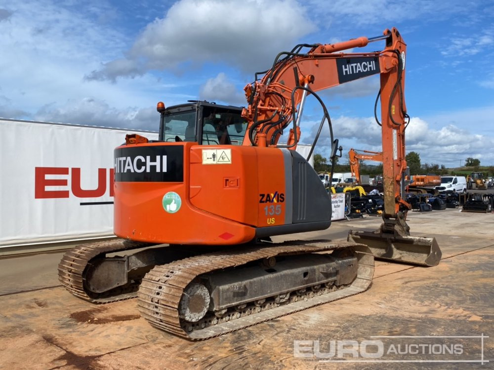 2012 Hitachi ZX135US-3 - Crawler excavator: picture 5 2012 Hitachi ZX135US-3 - Crawler excavator: picture 5