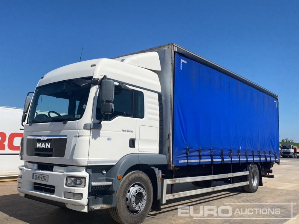 2012 MAN TGM 18.250 - Curtainsider truck: picture 1 2012 MAN TGM 18.250 - Curtainsider truck: picture 1