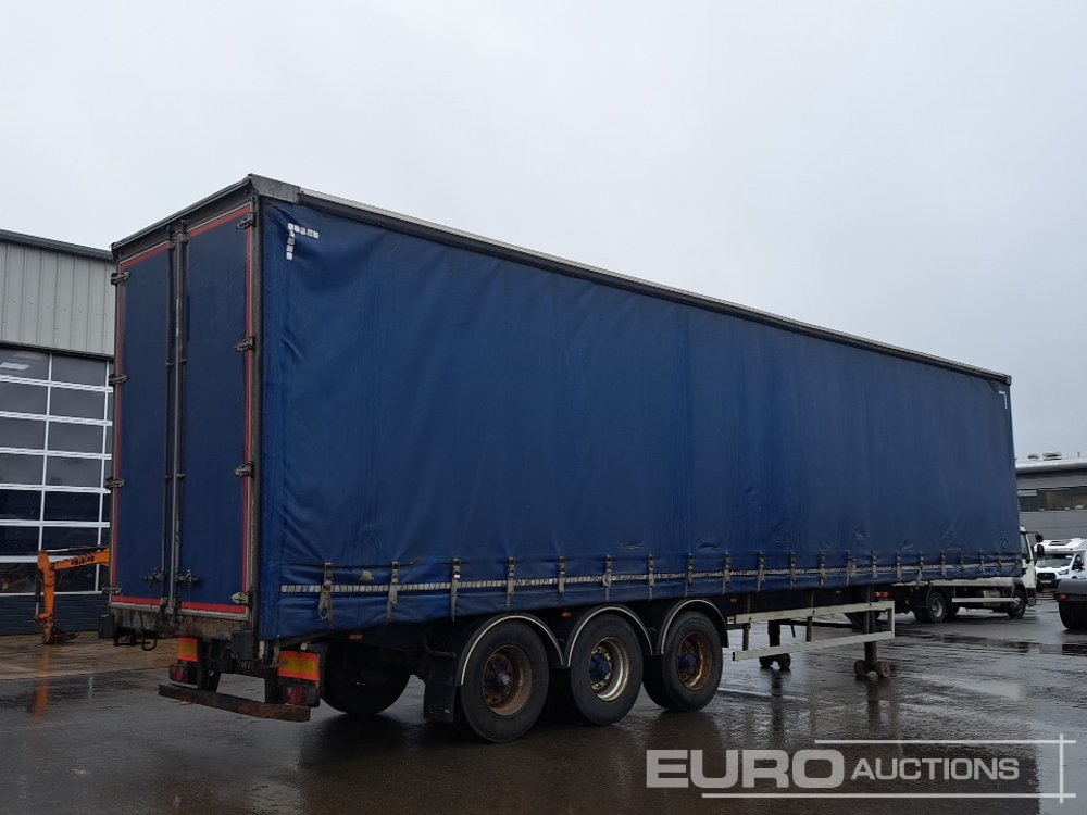2012 SDC 45' Tri Axle Flat Trailer, BPW Axles - Curtainsider semi-trailer: picture 3 2012 SDC 45' Tri Axle Flat Trailer, BPW Axles - Curtainsider semi-trailer: picture 3