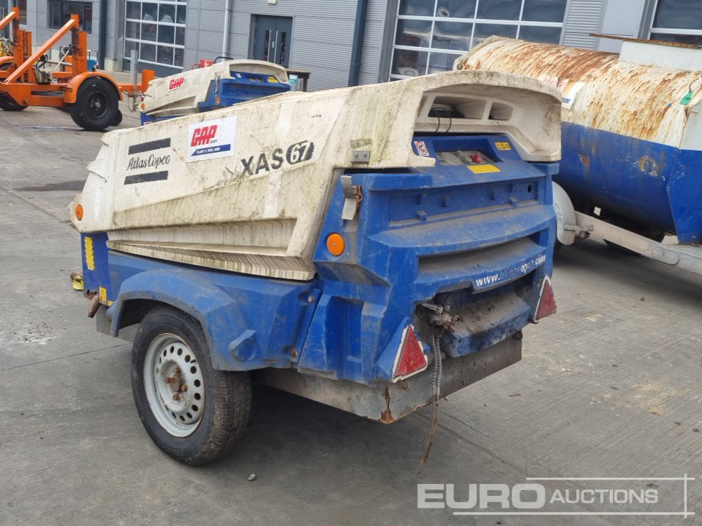 2013 Atlas Copco XAS67 130CFM - Air compressor: picture 3 2013 Atlas Copco XAS67 130CFM - Air compressor: picture 3