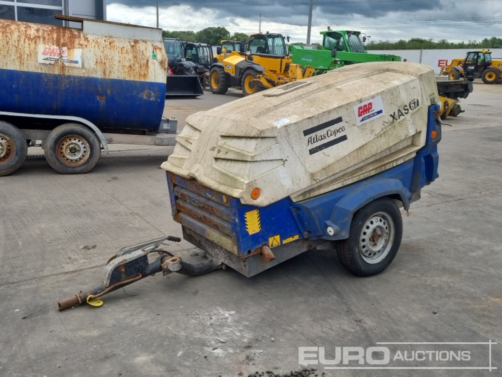 2013 Atlas Copco XAS67 130CFM - Air compressor: picture 1 2013 Atlas Copco XAS67 130CFM - Air compressor: picture 1