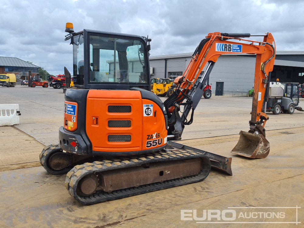 2013 Hitachi ZX55U-5A CLR - Mini excavator: picture 5 2013 Hitachi ZX55U-5A CLR - Mini excavator: picture 5