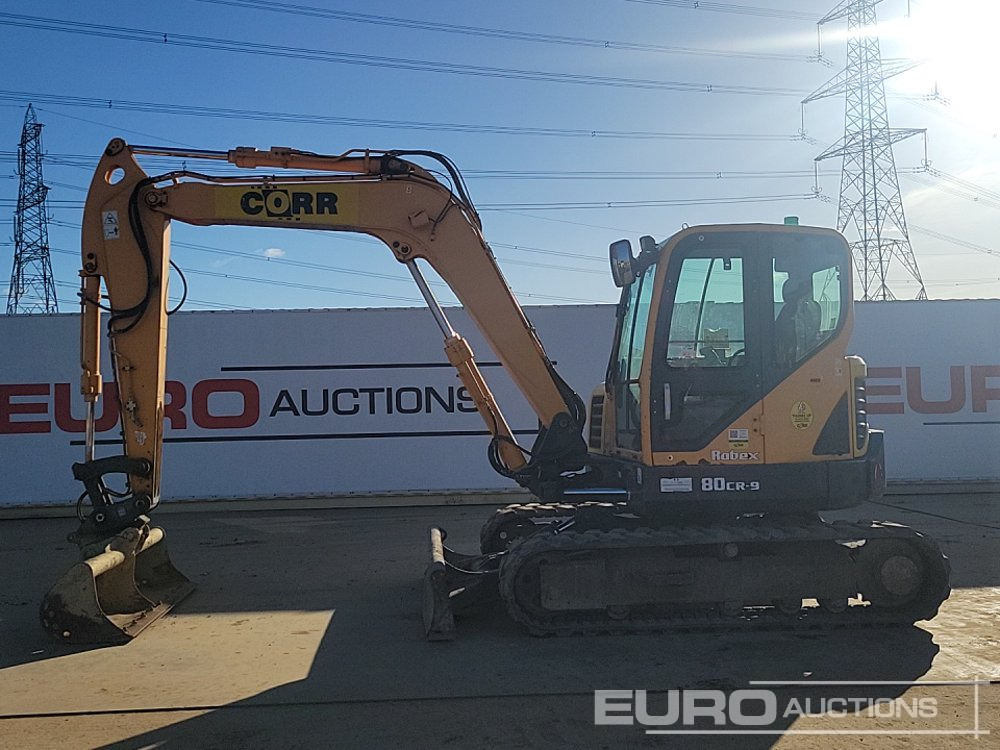 2014 Hyundai R80CR-9 - Mini excavator: picture 2 2014 Hyundai R80CR-9 - Mini excavator: picture 2