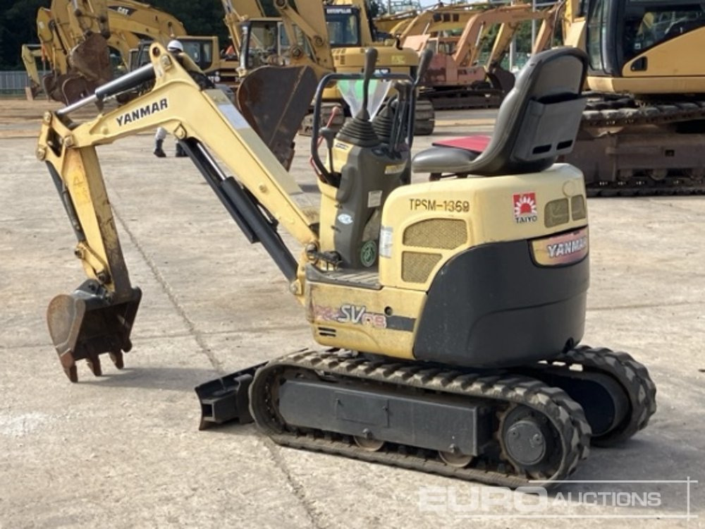 2014 Yanmar SV08-1A (S) - Mini excavator: picture 4 2014 Yanmar SV08-1A (S) - Mini excavator: picture 4