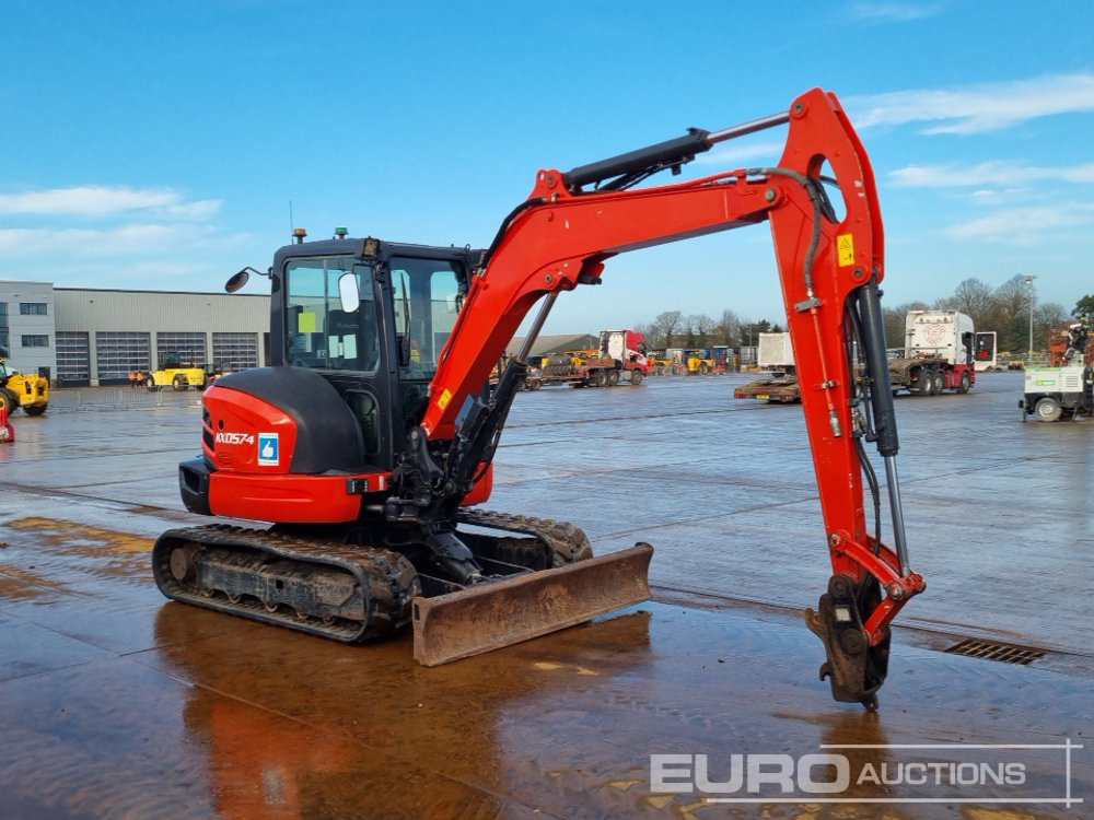 Mini excavator 2015 Kubota KX57-4: picture 7