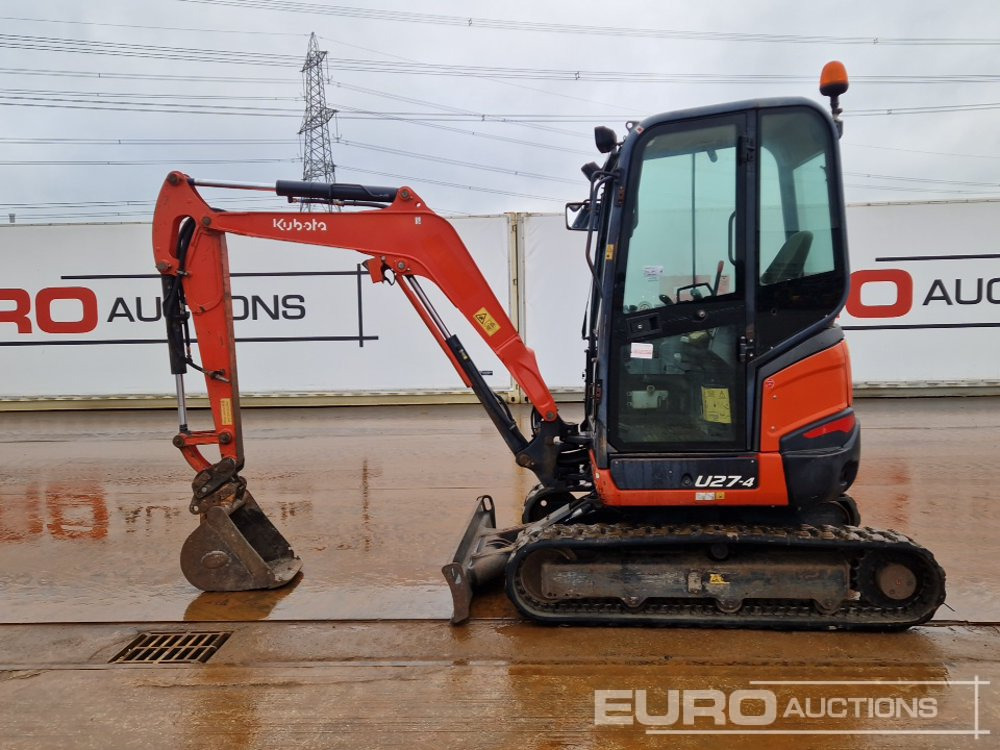 2015 Kubota U27-4 - Mini excavator: picture 2 2015 Kubota U27-4 - Mini excavator: picture 2