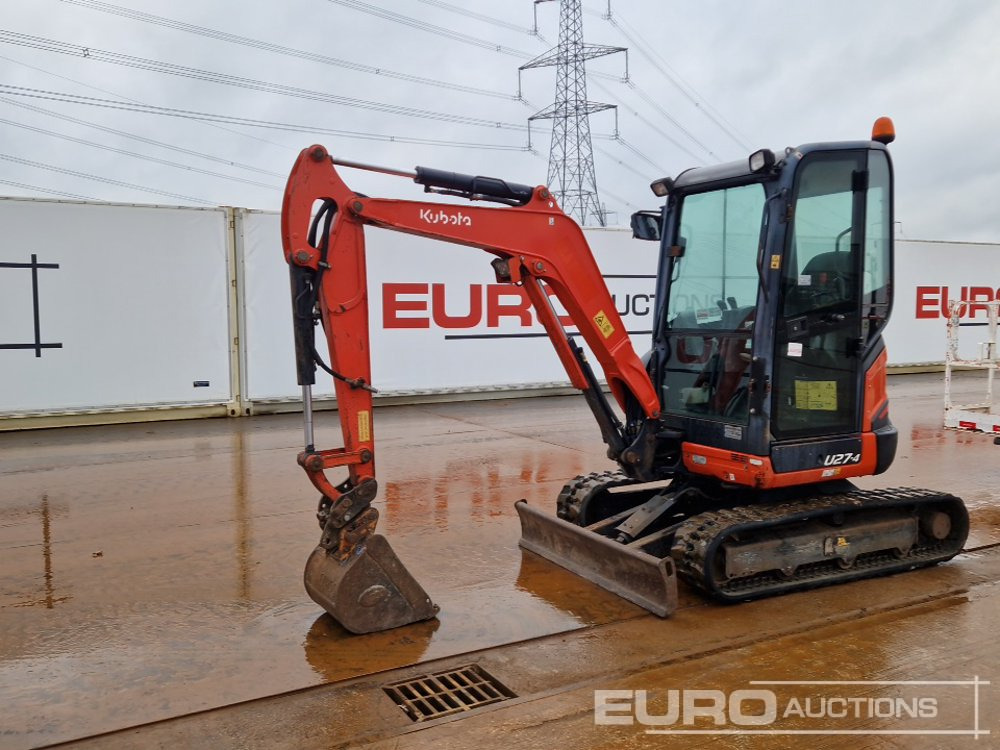 2015 Kubota U27-4 - Mini excavator: picture 1 2015 Kubota U27-4 - Mini excavator: picture 1