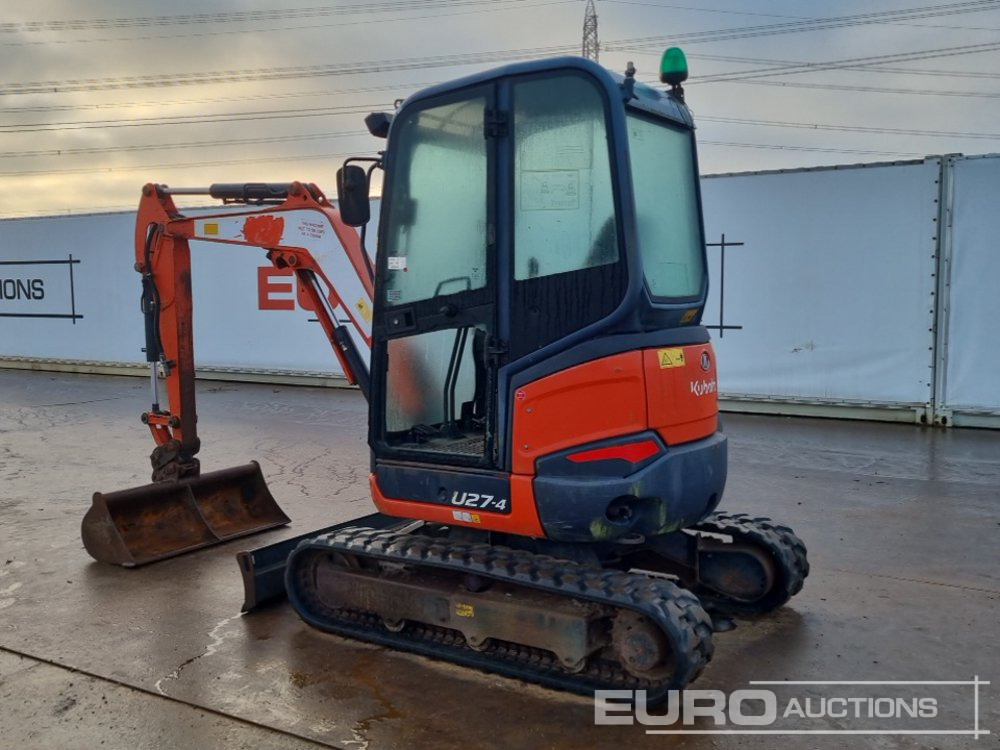 2016 Kubota U27-4 - Mini excavator: picture 3 2016 Kubota U27-4 - Mini excavator: picture 3