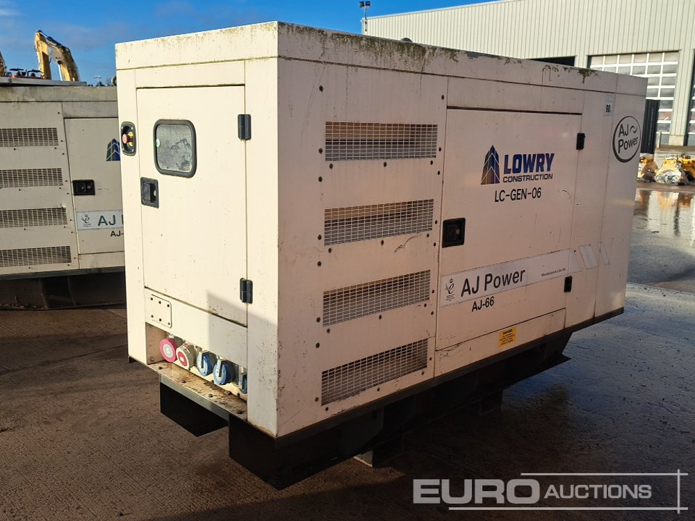 2017 AJ Power 66Kva Diesel Generator, Perkins Engine - Generator set: picture 3 2017 AJ Power 66Kva Diesel Generator, Perkins Engine - Generator set: picture 3