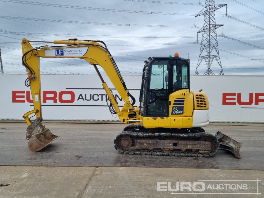 2018 Komatsu PC80MR-5 - Mini excavator: picture 2 2018 Komatsu PC80MR-5 - Mini excavator: picture 2