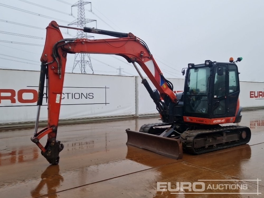 2018 Kubota KX080-4A - Mini excavator: picture 1 2018 Kubota KX080-4A - Mini excavator: picture 1