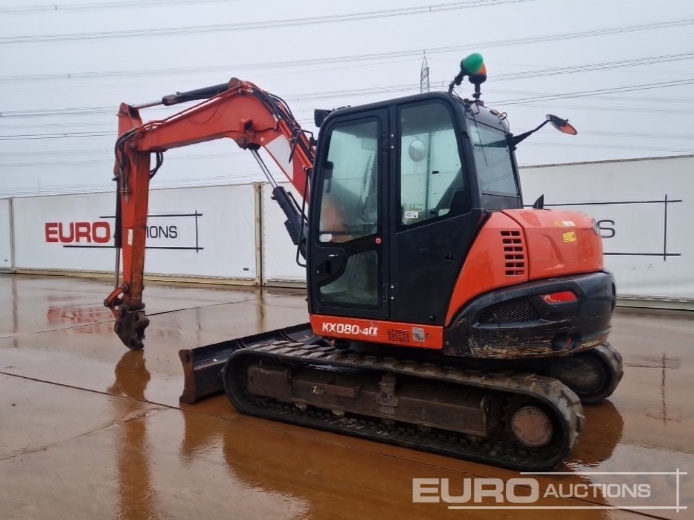 2018 Kubota KX080-4A - Mini excavator: picture 3 2018 Kubota KX080-4A - Mini excavator: picture 3