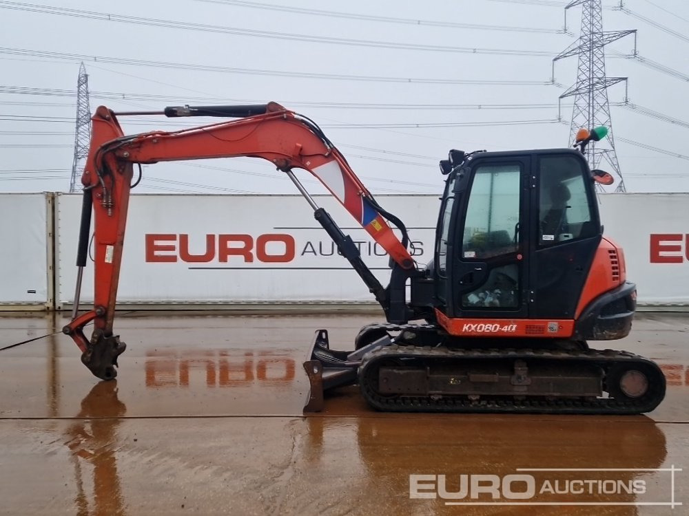 2018 Kubota KX080-4A - Mini excavator: picture 2 2018 Kubota KX080-4A - Mini excavator: picture 2