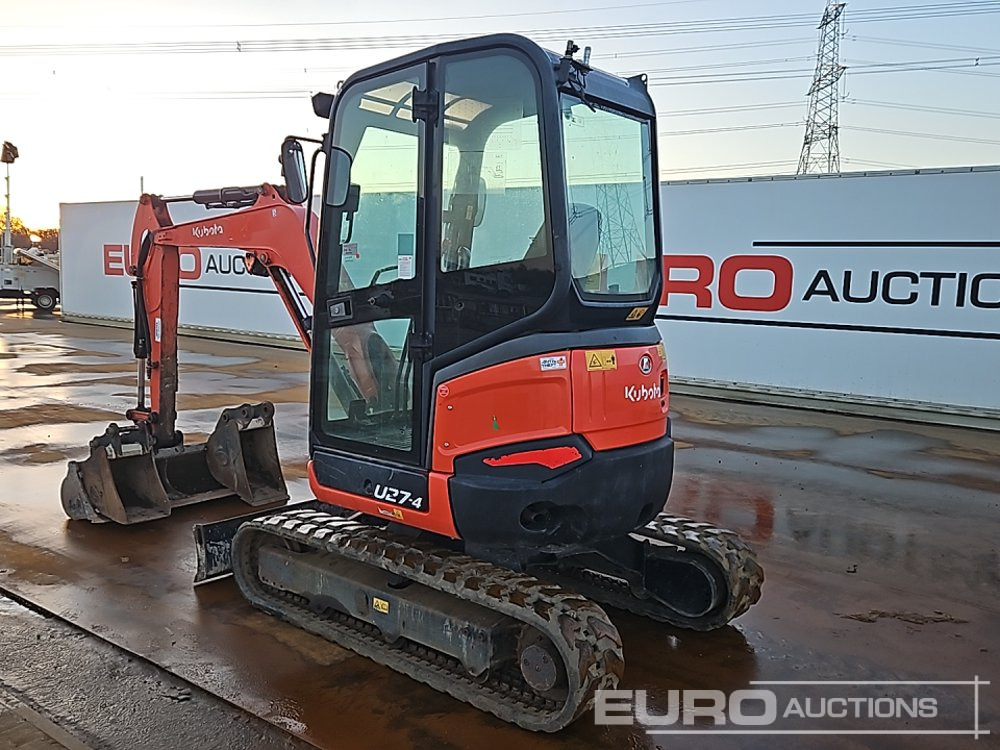 2018 Kubota U27-4 - Mini excavator: picture 3 2018 Kubota U27-4 - Mini excavator: picture 3
