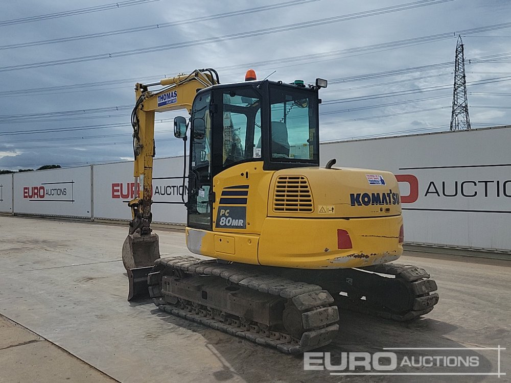 2019 Komatsu PC80MR-5 - Mini excavator: picture 3 2019 Komatsu PC80MR-5 - Mini excavator: picture 3