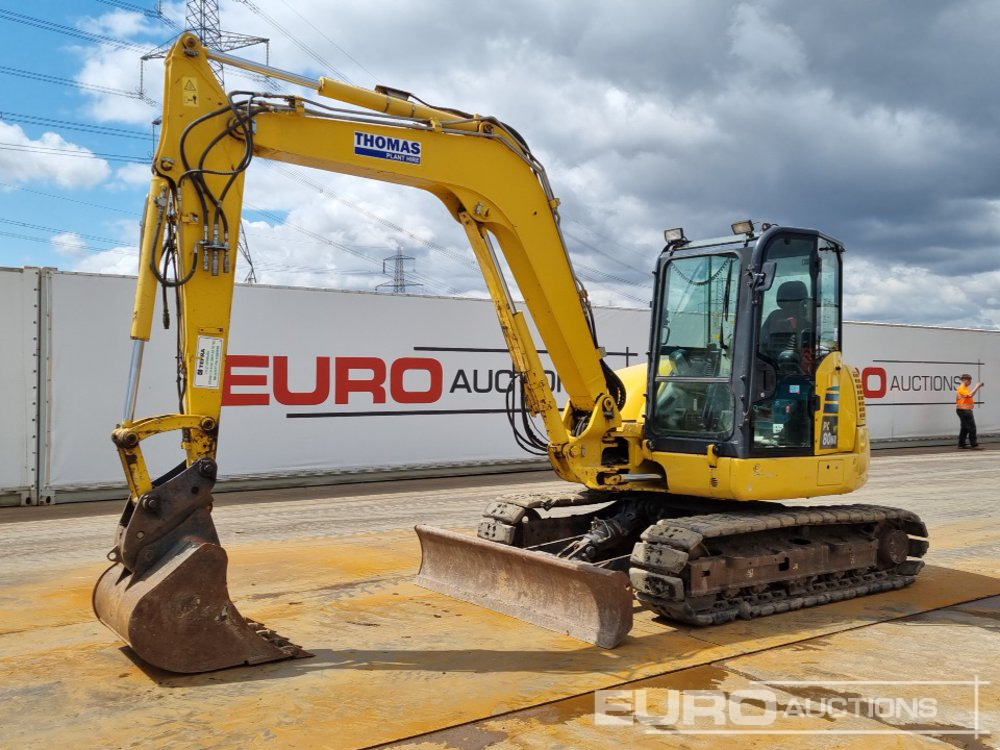 2019 Komatsu PC80MR-5 - Mini excavator: picture 1 2019 Komatsu PC80MR-5 - Mini excavator: picture 1