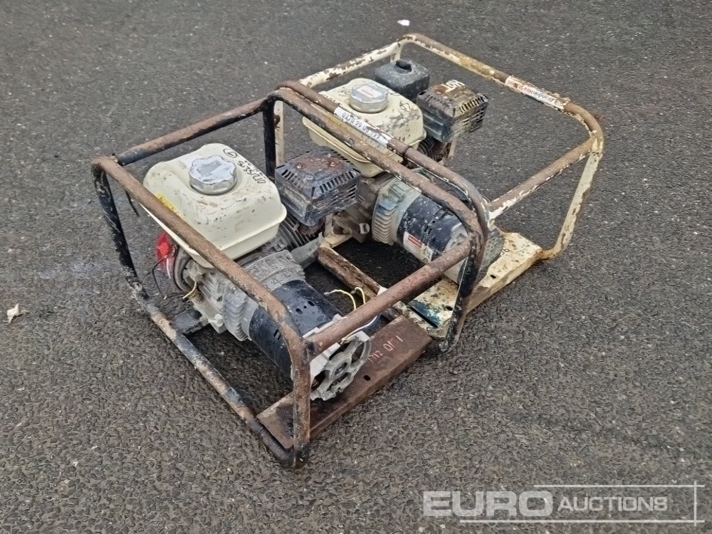 3Kva Petrol Generator, Honda Engine (2 of) (Spares) - Generator set: picture 1 3Kva Petrol Generator, Honda Engine (2 of) (Spares) - Generator set: picture 1