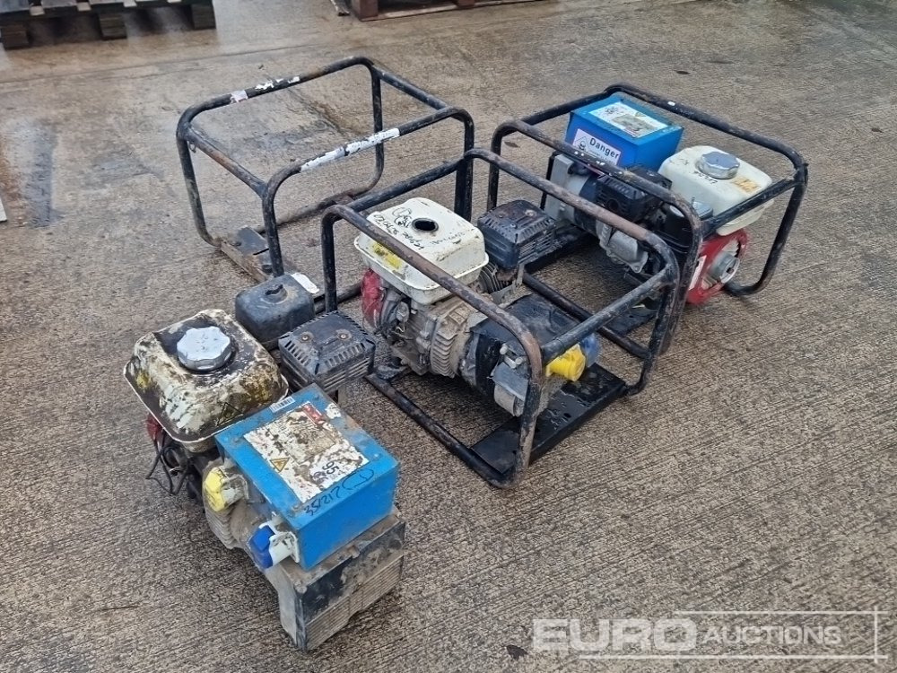 3Kva Petrol Generator, Honda Engine (3 of) (Spares) - Generator set: picture 1 3Kva Petrol Generator, Honda Engine (3 of) (Spares) - Generator set: picture 1