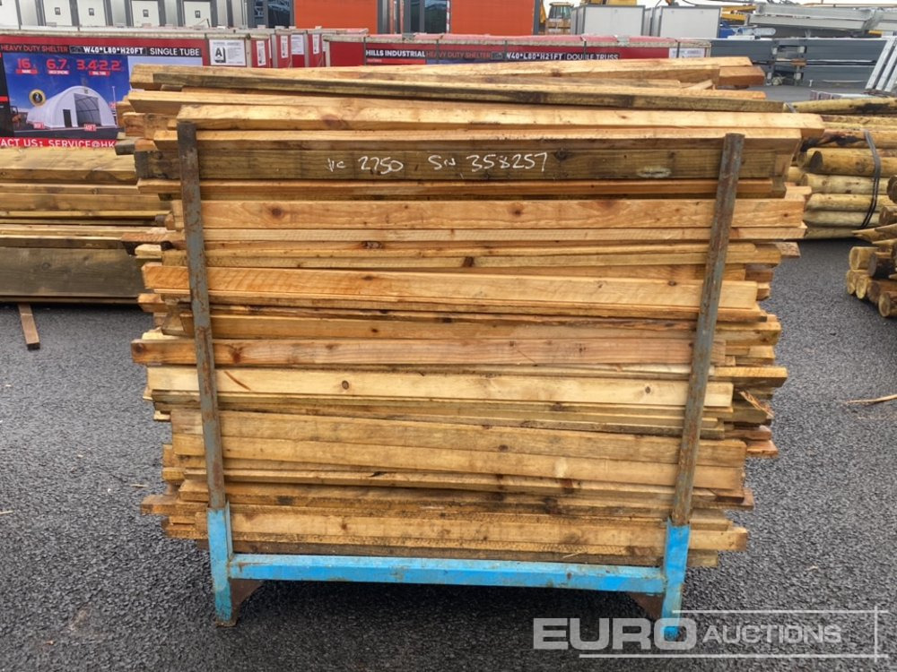 Pallet of Timber Pins - Agricultural machinery: picture 2 Pallet of Timber Pins - Agricultural machinery: picture 2