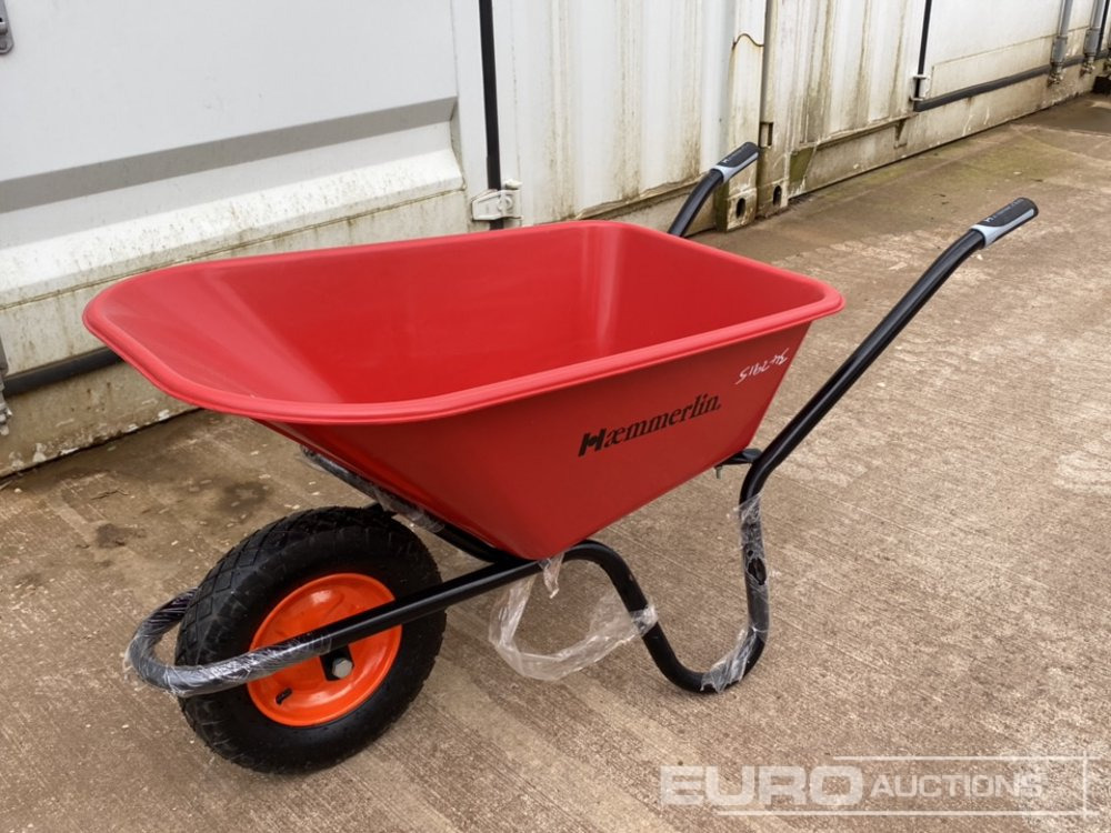 Unused Plastic Tub Wheel Barrow (1 of) - Agricultural machinery: picture 1 Unused Plastic Tub Wheel Barrow (1 of) - Agricultural machinery: picture 1