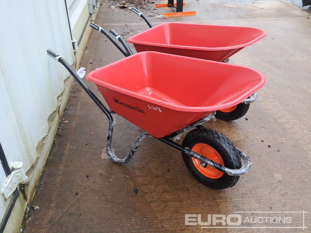 Unused Plastic Tub Wheel Barrow (2 of) - Agricultural machinery: picture 4 Unused Plastic Tub Wheel Barrow (2 of) - Agricultural machinery: picture 4