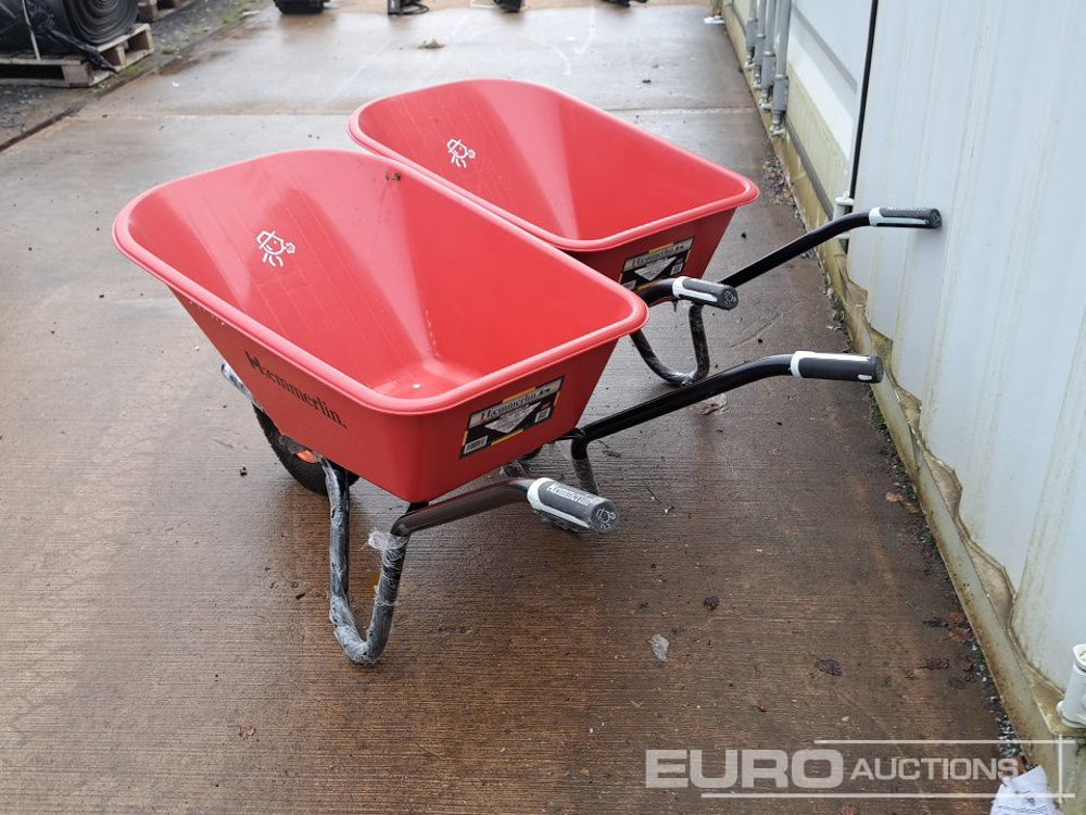 Unused Plastic Tub Wheel Barrow (2 of) - Agricultural machinery: picture 3 Unused Plastic Tub Wheel Barrow (2 of) - Agricultural machinery: picture 3
