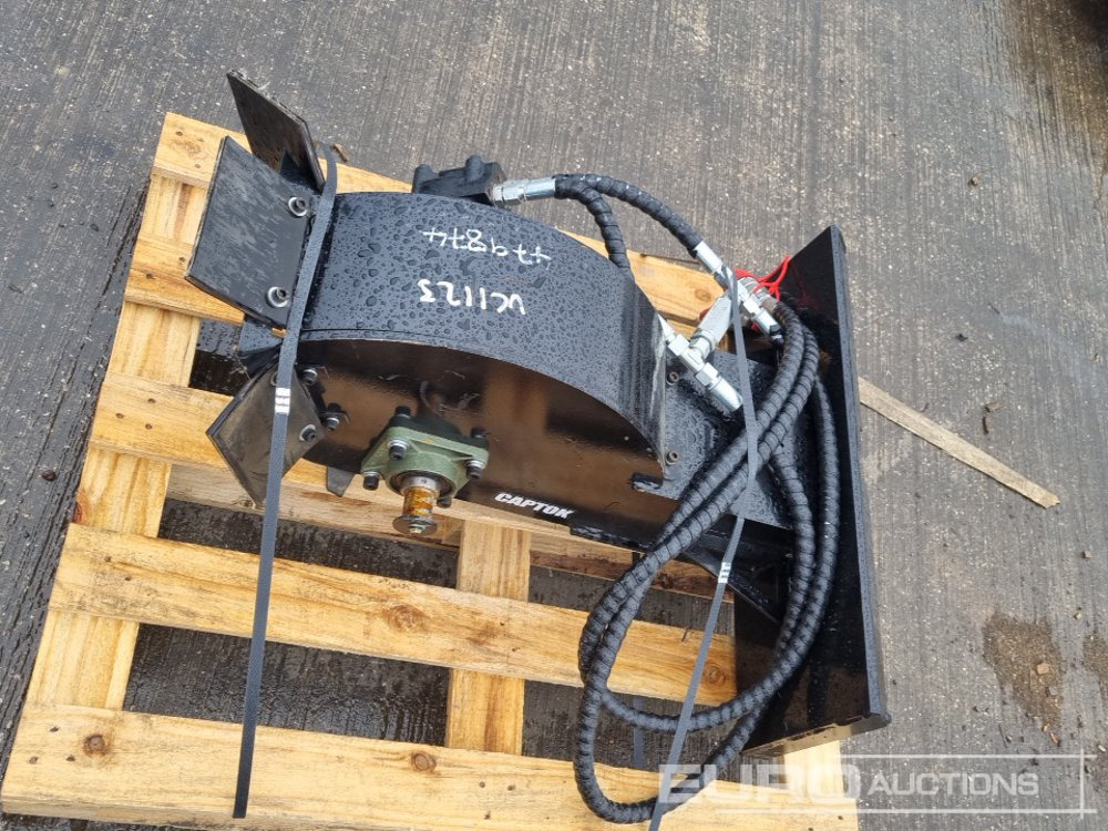 Unused Captok Hydraulic Stump Grinder to suit Mini Skidsteer Loader - Attachment for Excavator: picture 4 Unused Captok Hydraulic Stump Grinder to suit Mini Skidsteer Loader - Attachment for Excavator: picture 4