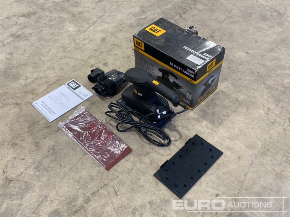 CAT DX44 1/2 Sheet Sander - Construction equipment: picture 2 CAT DX44 1/2 Sheet Sander - Construction equipment: picture 2