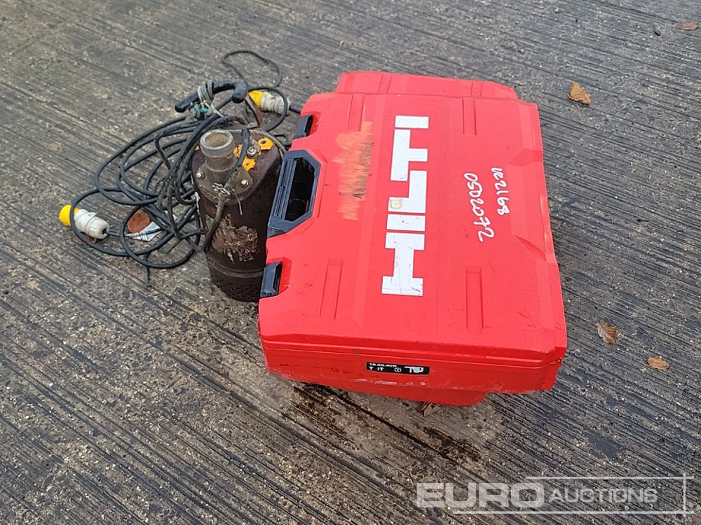 Hilti 110 Volt Hammer Drill, 110 Volt Handheld Breaker, Makita 110 Volt Diamond Core Drill, 110 Volt Water Pump - Construction equipment: picture 2 Hilti 110 Volt Hammer Drill, 110 Volt Handheld Breaker, Makita 110 Volt Diamond Core Drill, 110 Volt Water Pump - Construction equipment: picture 2