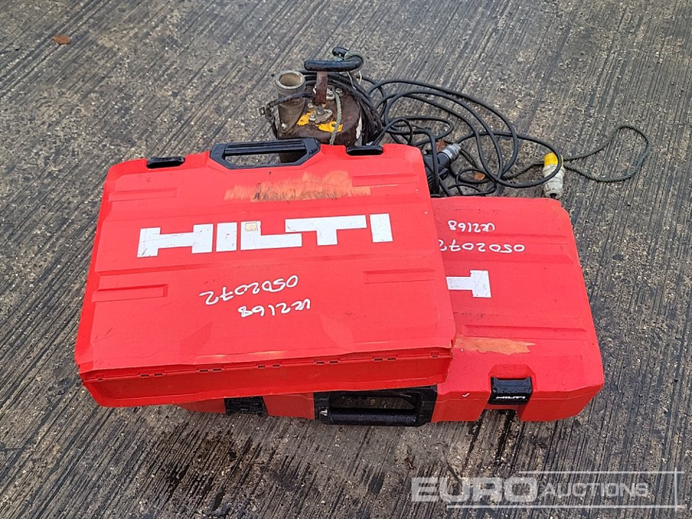 Hilti 110 Volt Hammer Drill, 110 Volt Handheld Breaker, Makita 110 Volt Diamond Core Drill, 110 Volt Water Pump - Construction equipment: picture 4 Hilti 110 Volt Hammer Drill, 110 Volt Handheld Breaker, Makita 110 Volt Diamond Core Drill, 110 Volt Water Pump - Construction equipment: picture 4