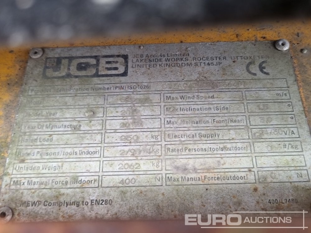 Aerial platform JCB S2632E: picture 36