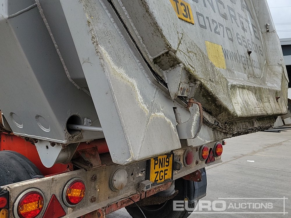 Tipper semi-trailer Kel-berg Tri Axle Bulk Tipping Trailer, Aluminium Body, Tail Gate: picture 28