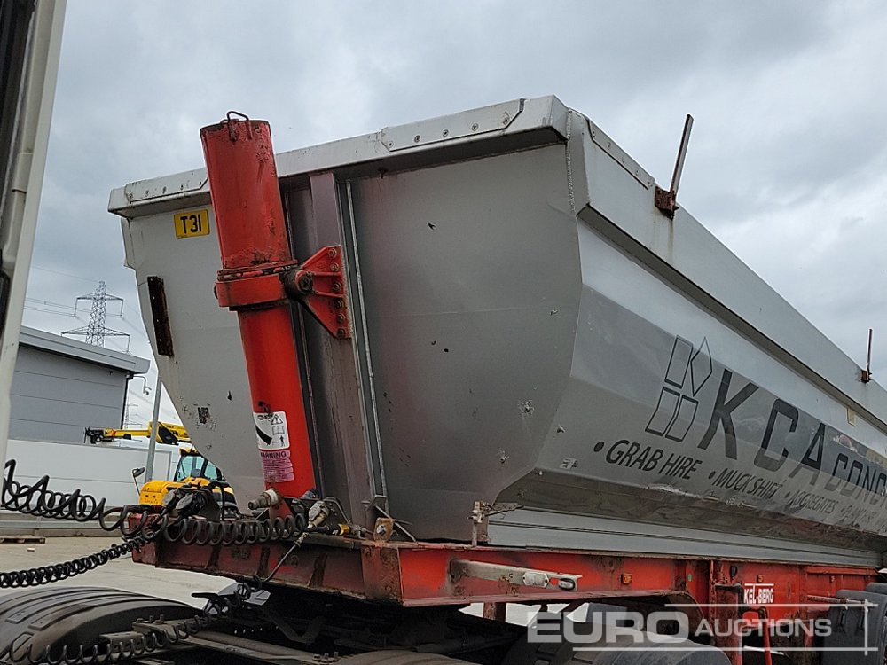 Tipper semi-trailer Kel-berg Tri Axle Bulk Tipping Trailer, Aluminium Body, Tail Gate: picture 34