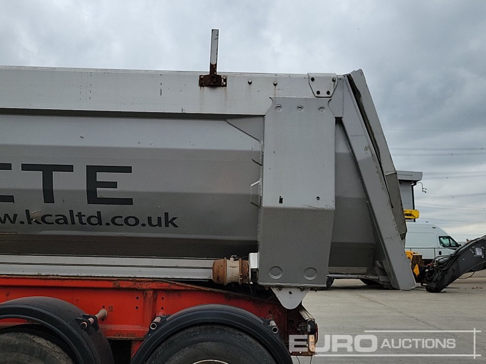 Tipper semi-trailer Kel-berg Tri Axle Bulk Tipping Trailer, Aluminium Body, Tail Gate: picture 30
