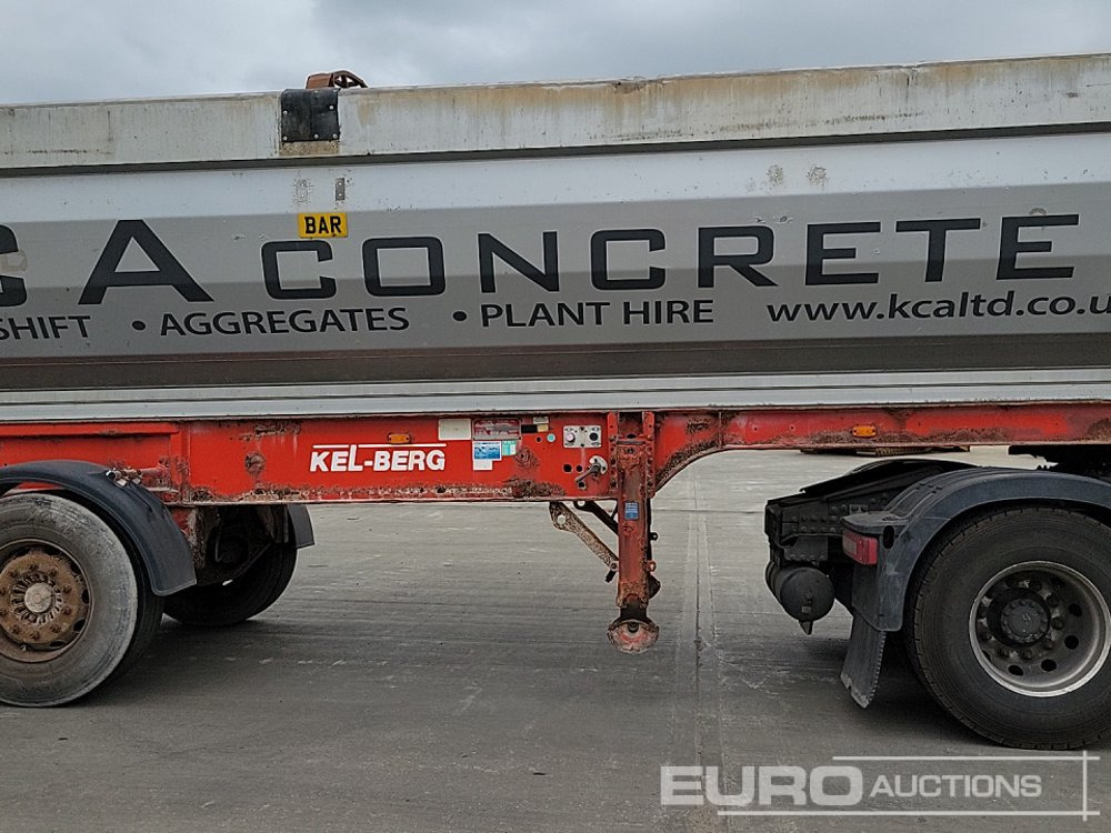 Tipper semi-trailer Kel-berg Tri Axle Bulk Tipping Trailer, Aluminium Body, Tail Gate: picture 20