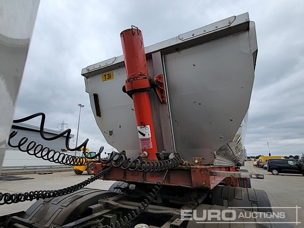 Tipper semi-trailer Kel-berg Tri Axle Bulk Tipping Trailer, Aluminium Body, Tail Gate: picture 8