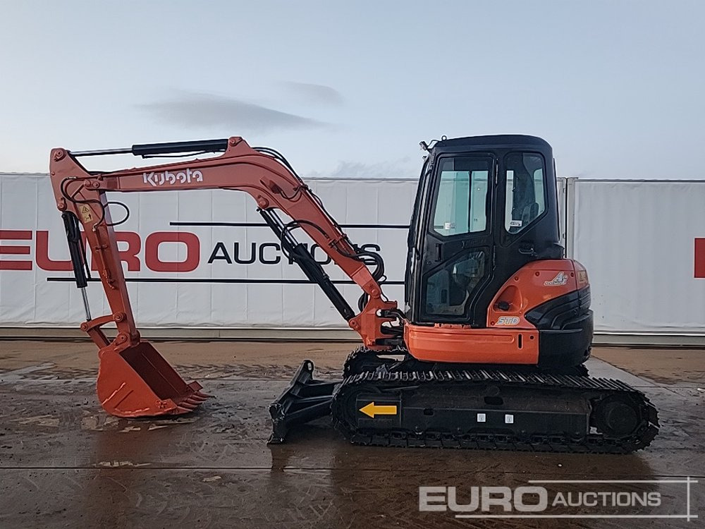 Kubota U55-4 - Mini excavator: picture 2 Kubota U55-4 - Mini excavator: picture 2