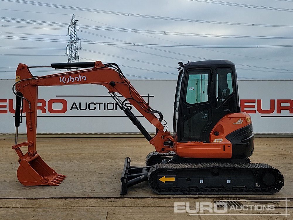 Kubota U55-4 - Mini excavator: picture 2 Kubota U55-4 - Mini excavator: picture 2